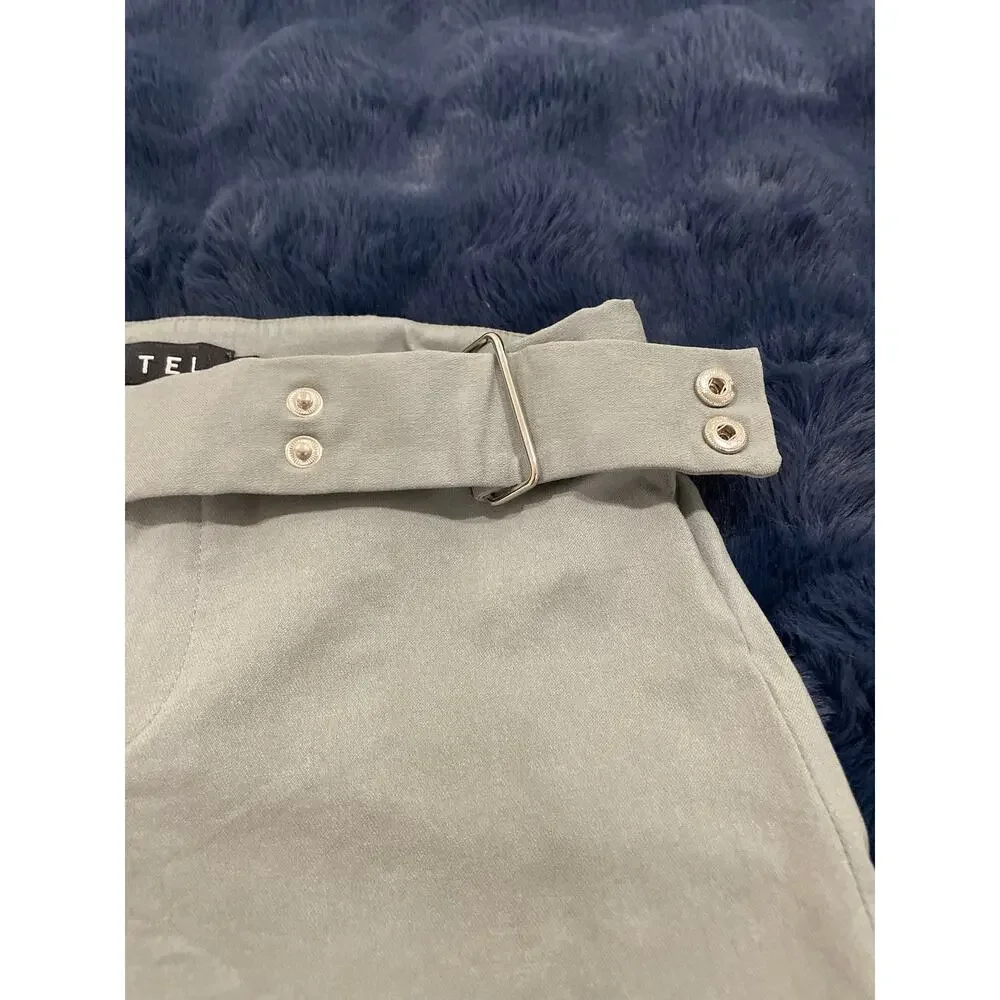 Motel Rocks Jarli Hot Pants XXS | Y2K new w tags Micro Shorts | NWT gray - Picture 7 of 13